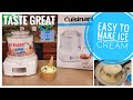 Cuisinart ice cream maker machine 15 quart ice21 review  how to make ice cream