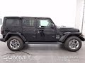 2021 JEEP WRANGLER SAHARA UNLIMITED BLACK COLOR MATCH TOP WALK AROUND REVIEW 21J24 SUMMITAUTO.com