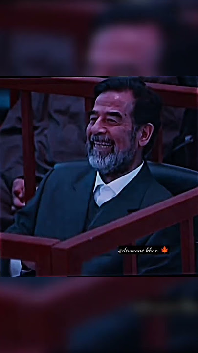 Saddam Hussein status 💔🥀 Saddam Hussein WhatsApp status || #short #youtubeshorts #shortsvideo