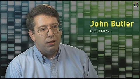NIST Unscripted - John Butler