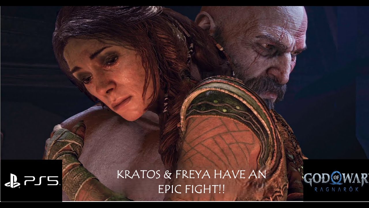 God of War: Ragnarök | Kratos and Freya Have an EPIC Fight! - YouTube
