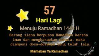 57 Hari Menuju Ramadhan 1443 H || Menghitung Mundur Ramadhan 2022