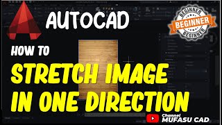 AutoCAD How To Stretch Image In One Direction by Mufasu CAD 326 views 11 days ago 2 minutes, 2 seconds