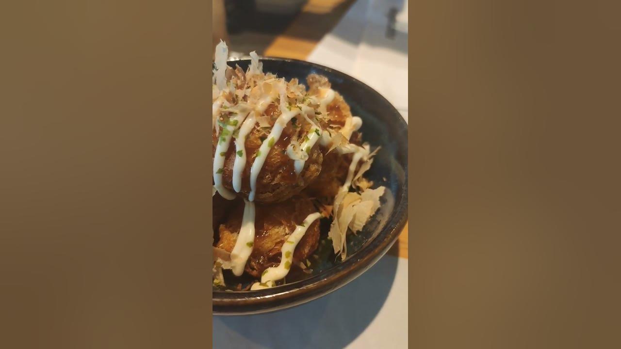 Moving bonito flakes on tama squid from Wagamama shorts wagamama 