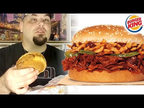 Burger King® Pulled Pork King Review! 🍔 👑 🐖 