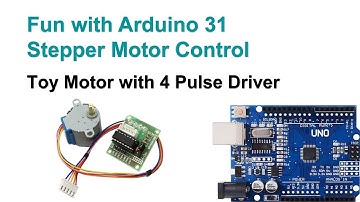 Fun with Arduino 31 Stepper Motor with 4 Pulse Driver