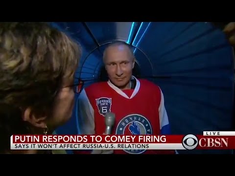 WATCH: Putin reacts to Trump firing FBI Director James Comey