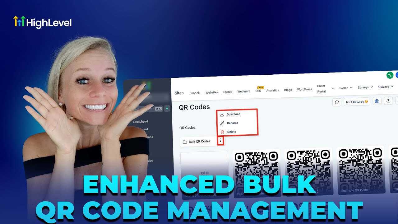 How To Bulk Manage QR Codes in HighLevel