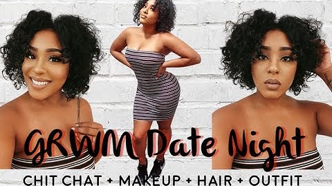 GRWM: Date Night Casual | Makeup + Hair + Outfit | #grwm #datenightideas