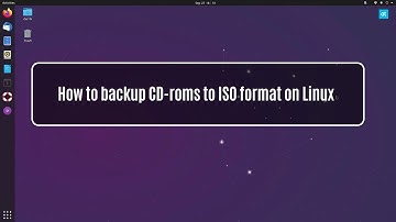 How to backup CD roms to ISO format on Linux