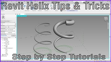 Revit  2019 Spiral Helix Tips&Tricks Tutorials