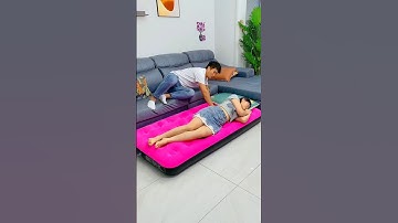 Portable Bed Magic ✨🛏️ New Viral Gadgets, Smart Appliances, Kitchen Utensils/Home Inventions #shorts