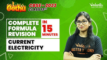Current Electricity Class 12 CBSE Board 2023 Complete Formula Revision| Shobika Ma