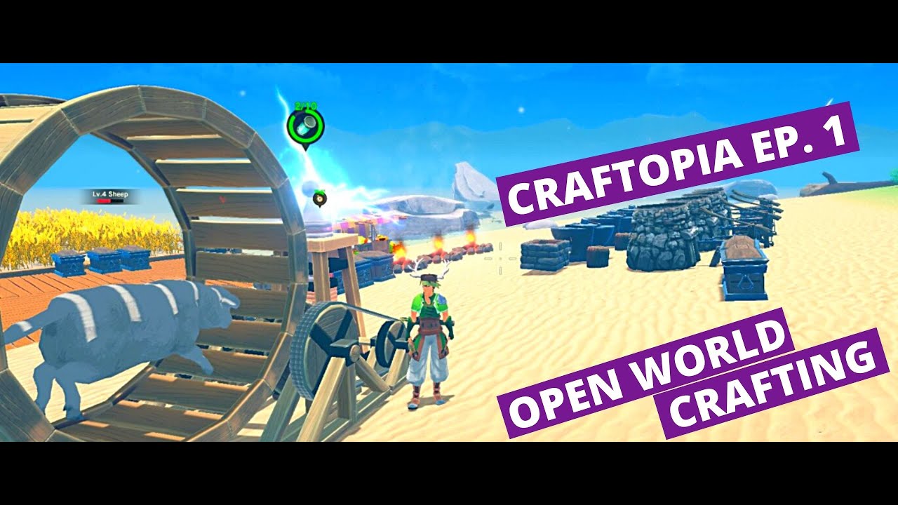 Craftopia | Ep. 1 | I BLEW up my first world and God gave me ANOTHER! Getting Started