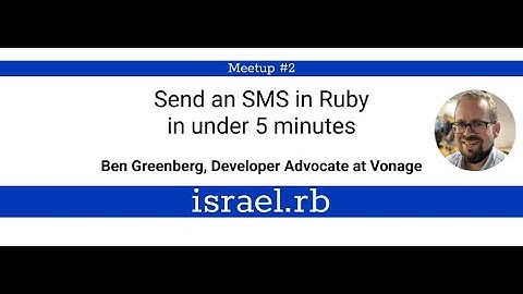Send an SMS in Ruby in under 5 minutes