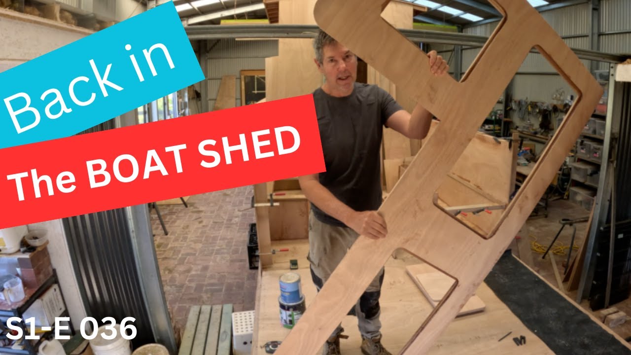 Boat Building Back in The BOAT SHED Building Dragonfly E 36