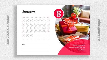 Jan Calendar 2023 Template Free Download