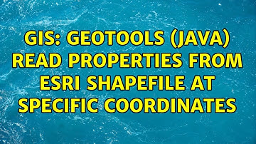 GIS: GeoTools (Java) read properties from ESRI shapefile at specific coordinates