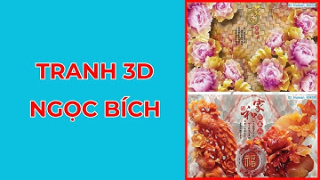 Tranh Ngọc Bích Hiện Đại | Tranh Dán Tường 3D 2023 - 0979.46.3459