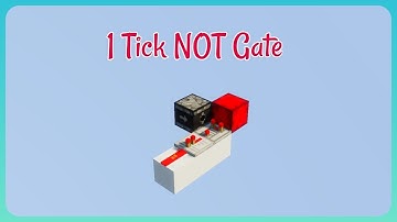 Simple 1 Tick Pulse NOT Gate