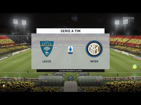 LECCE VS INTER MILAN(19th JAN 2020) - (Matchday 20 PREDICTION) SERIE A - Full Match Gameplay