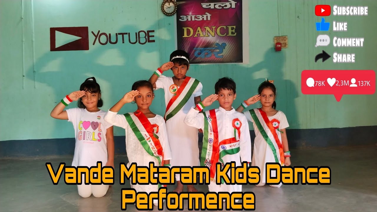 Vande Mataram Kids Dance  Independence Day Celebration UDA_01