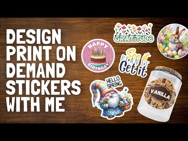 Print on demand stickers discount