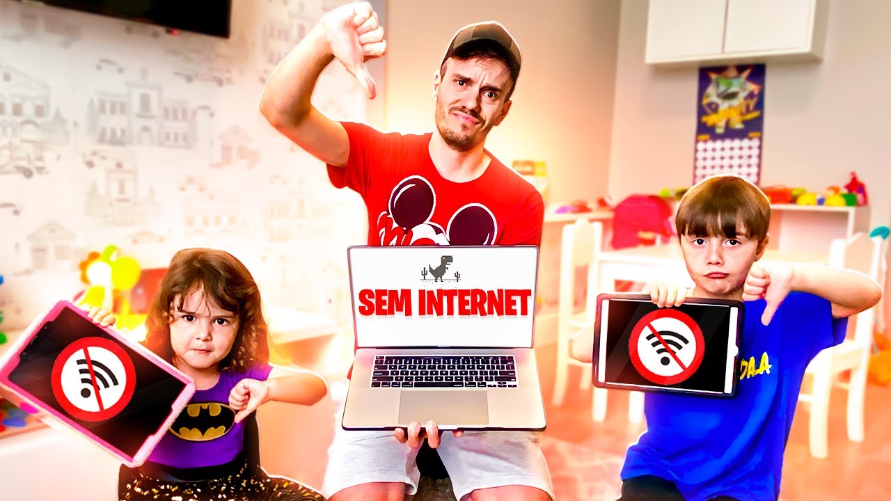 CORTARAM A INTERNET AQUI EM CASA - Família Brancoala nos Estados Unidos
