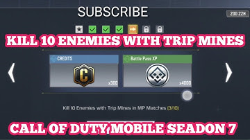 KILL 10 ENEMIES WITH TRIP MINES IN MP MATCHES ROCKET ARM CALL OF DUTY MOBILE COD MOBILE