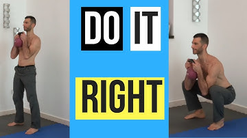 How to do a Kettlebell Goblet Squat | Kettlebell Training Course | Video #10