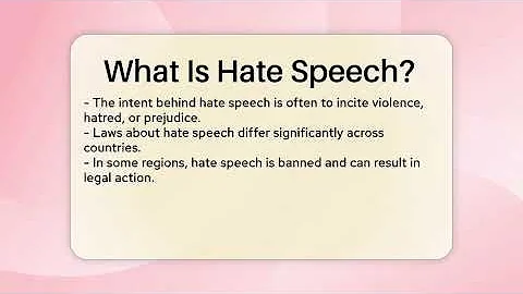 What Is Hate Speech? - Everyday-Networking