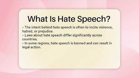 What Is Hate Speech? - Everyday-Networking