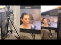 Kim Kardashian Filming a Confessional for KUWTK on Her Own