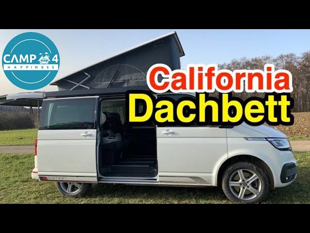 VW California: Aufstelldach Dachbett öffnen und schließen / T5, T6