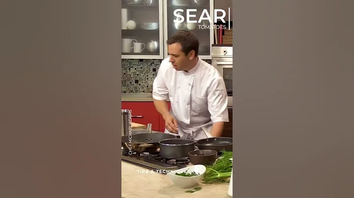 Sear Tomatoes | Chef Michael Adams | Tips #shorts