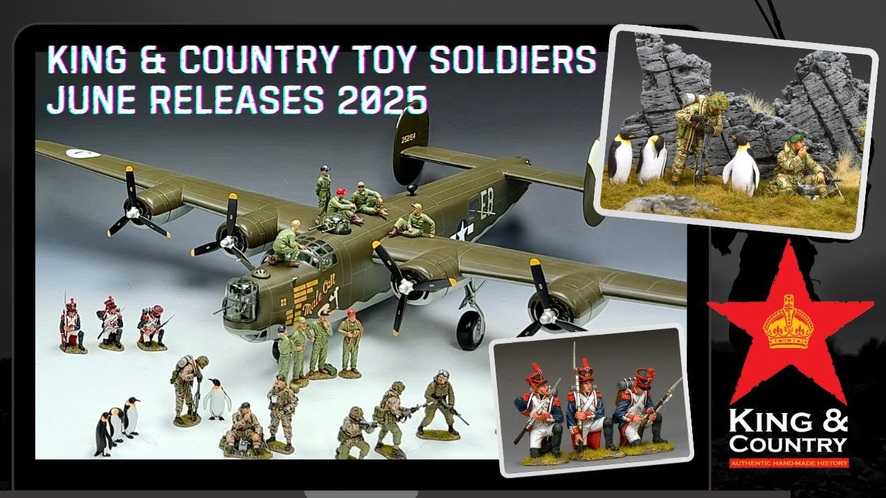king&country メタルフィギュア wh067 King & Country Toy Soldiers June's Releases - 2025 - YouTube