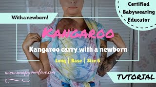 Babywearing basics (newborn) - kangaroo carry