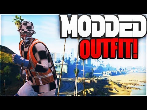 GTA 5 Online HOW TO CREATE A MALE MODDED OUTFIT! WITH CHECKERBOARD AND TRASH VEST! CREATOR GLITCH