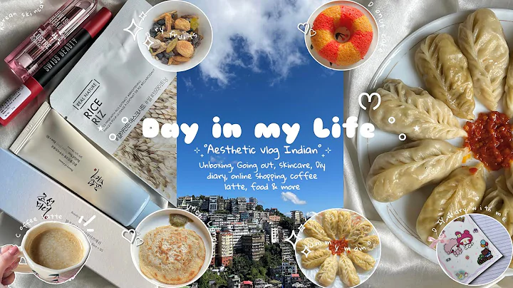 Day in my Life ♡ | Aesthetic vlog Indian🍒| skincare, Unboxing📦🎀 #minivlog #food #weeklyvlog #explore