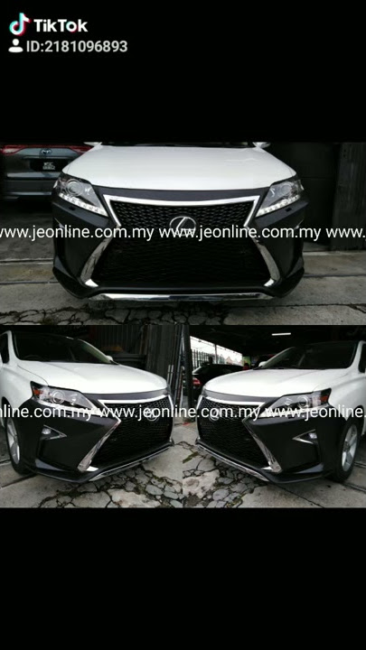 LEXUS RX 350 CONVERT 2012 FACELIFT BODY PARTS AND BODY KIT