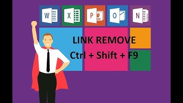 How to Remove Hyperlinks || Microsoft Word