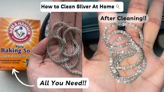 How To Clean Your Sterling Silver Jewelry At Home With Baking Soda