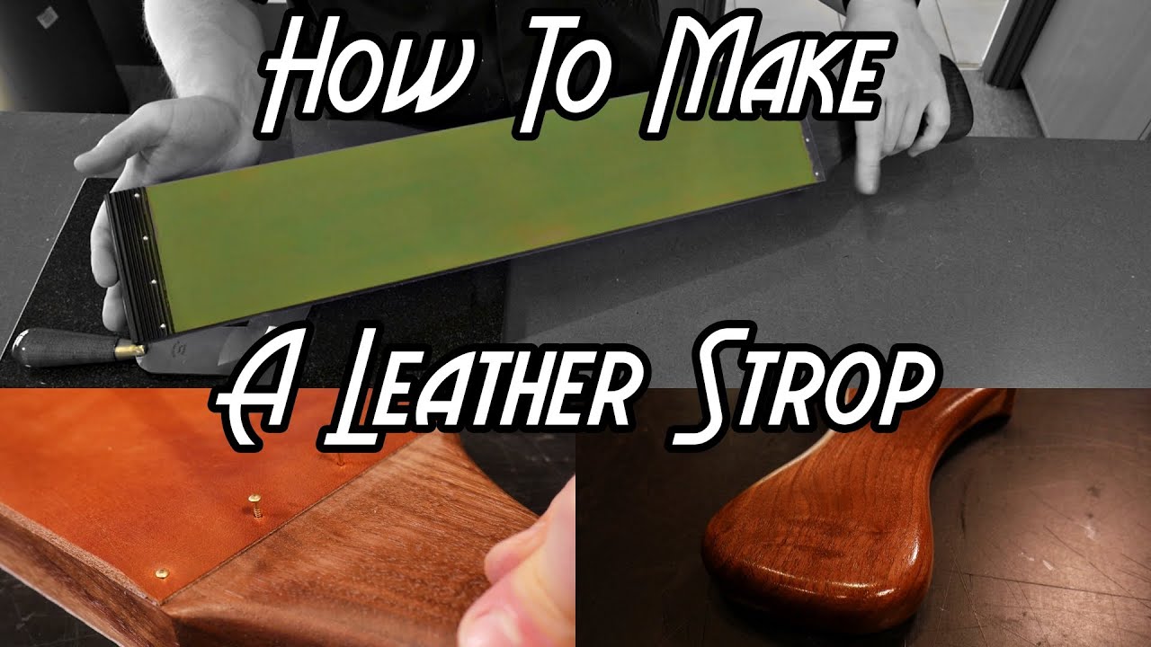 🔪How To Make A Leather Strop (with FREE PDF) Skiving Sharp! 