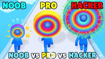 Layer Man Run ❌ NOOB vs PRO vs HACKER 🔥 Ultimate Stack Runner Challenge | Max Level ER2522