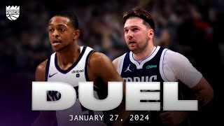 NBA Superstars Fox and Dončić Square Off In Dallas | DUEL: 1.27.2024