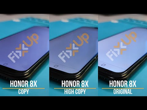 Сравнение дисплее для Honor 8X