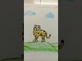 International Tiger Day🐅#Crayons colors#Shorts