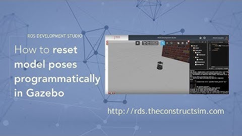 [ROS Q&A] 014 - How to Reset Model Poses Programmatically in Gazebo