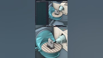 ENCY TUNER NC CODE SIMULATION 5 AXIS MILL #cnc #encycam #encytuner #cncmachining #cncmachine