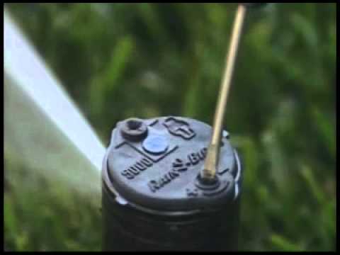 How To Adjust A Rainbird 5000 Series Sprinkler Radius